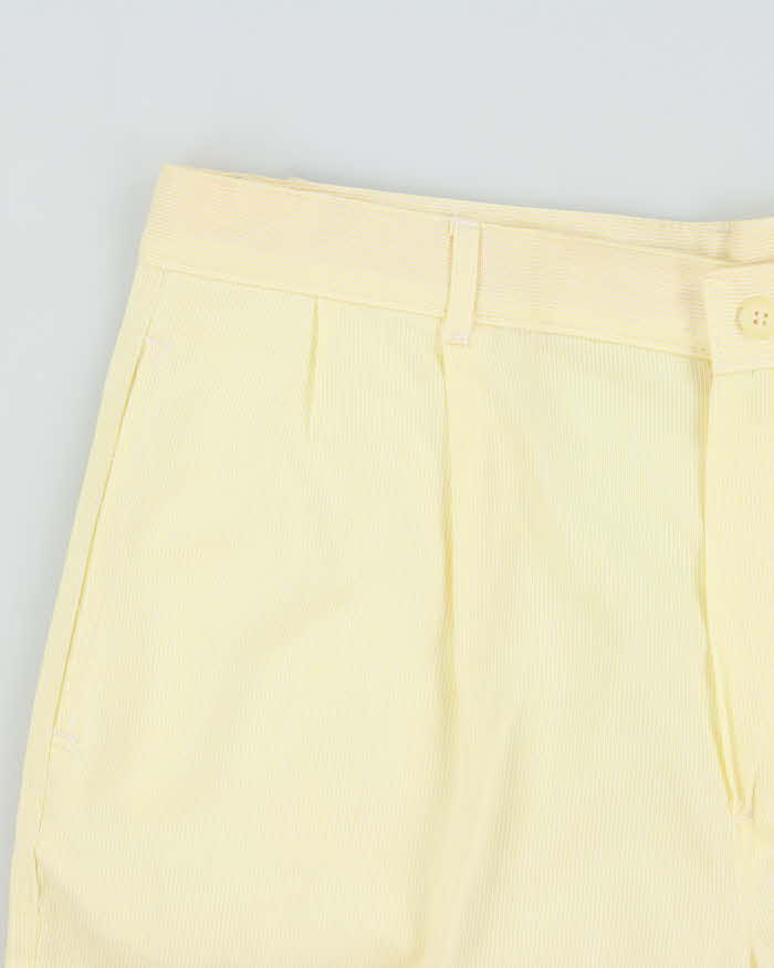 DSWT 1970s Jeans West Pin Stripe Cotton Bermuda Shorts - W31