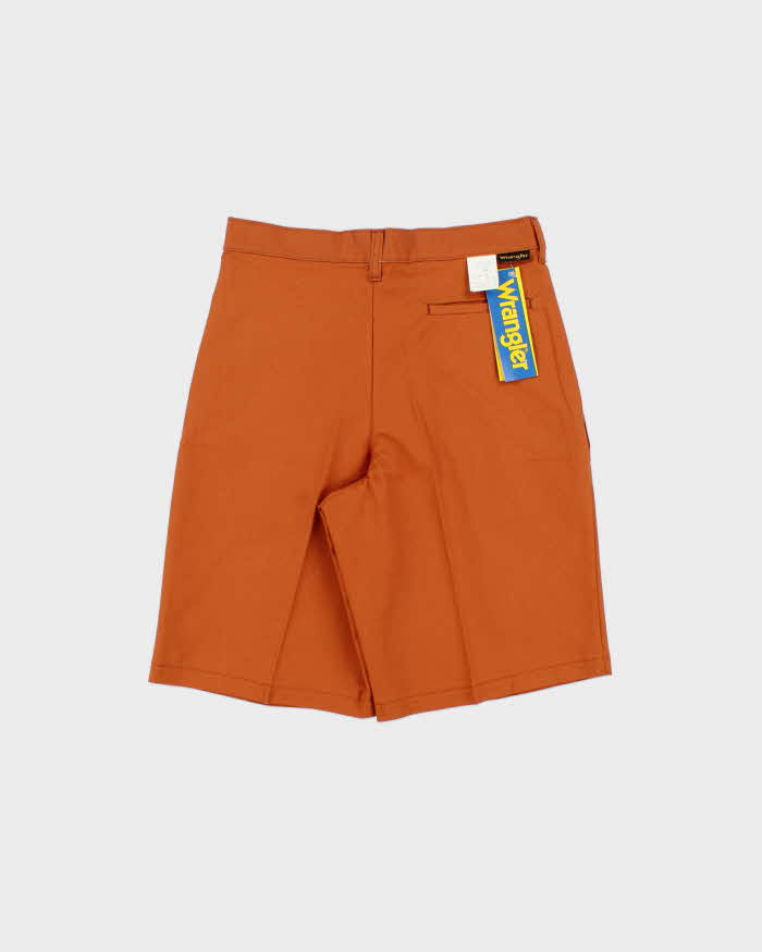 DSWT Vintage 1970s Wrangler Tan Pleated Cotton Bermuda Shorts - W27