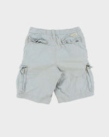 Vintage Y2K 00s Abercrombie &amp; Fitch Heavyweight Striped Loose Fit Classic Cargo Shorts - W30