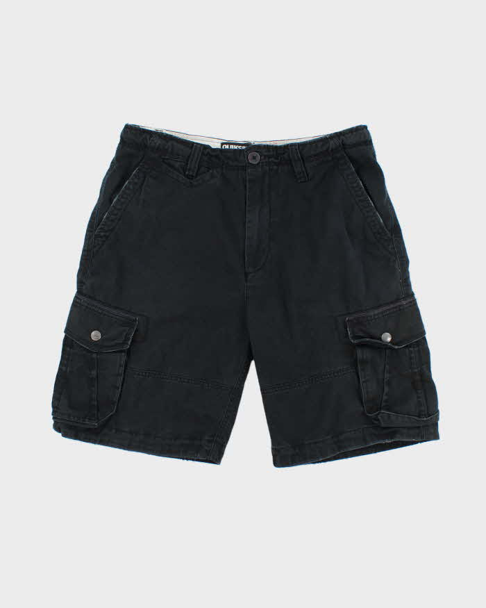 Vintage Y2K 00s Quiksilver Heavyweight Embroidered Relaxed Fit Cargo Shorts - W34