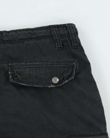 Vintage Y2K 00s Quiksilver Heavyweight Embroidered Relaxed Fit Cargo Shorts - W34