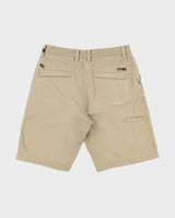 Vintage Y2K 00s Quiksilver Desert Khaki Canvas Relaxed Fit Baggy Skater Shorts - W32