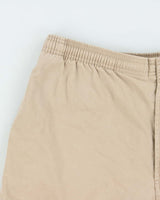 Vintage 1990s Polo Ralph Lauren Khaki Cotton Loose Fit Casual Shorts - W32