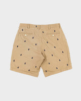 Vintage Polo Ralph Lauren Embroidered Repeat Pony Relaxed Fit Classic Chino Shorts - W34