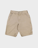 Vintage Carhartt Golden Khaki Duck Canvas Loose Fit Carpenter Shorts - W30