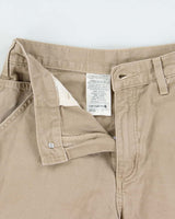 Vintage Carhartt Golden Khaki Duck Canvas Loose Fit Carpenter Shorts - W30
