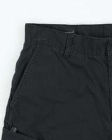 Vintage Oakley Black Canvas Relaxed Fit Technical Outdoor Shorts - W36