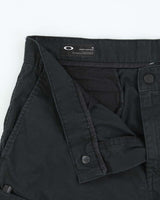 Vintage Oakley Black Canvas Relaxed Fit Technical Outdoor Shorts - W36