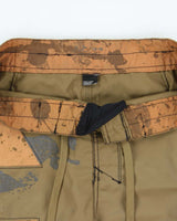 Vintage Y2K 00s Oakley Olive Khaki Embroidered Loose Fit Board Shorts - W34