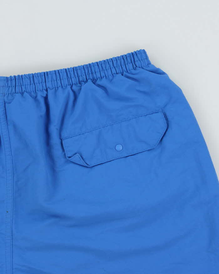 Patagonia Baggies 4" Blue Netplus Shells Hiking/Swim Shorts - L