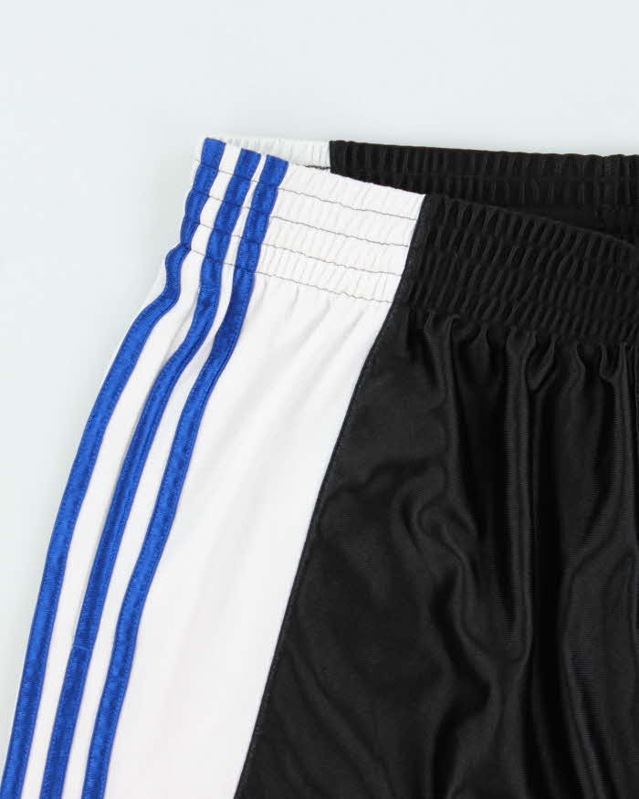 Vintage Y2K 00s Adidas 3-Stripe Embroidered Loose Fit Satin Basketball Shorts - L