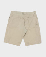 Vintage Y2K 00s Arc'teryx Desert Khaki Canvas Relaxed Fit Wide Leg Technical Shorts - W36