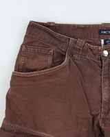 Vintage Y2K 00s Arc'teryx Brown Canvas Relaxed Fit Technical Shorts - W32