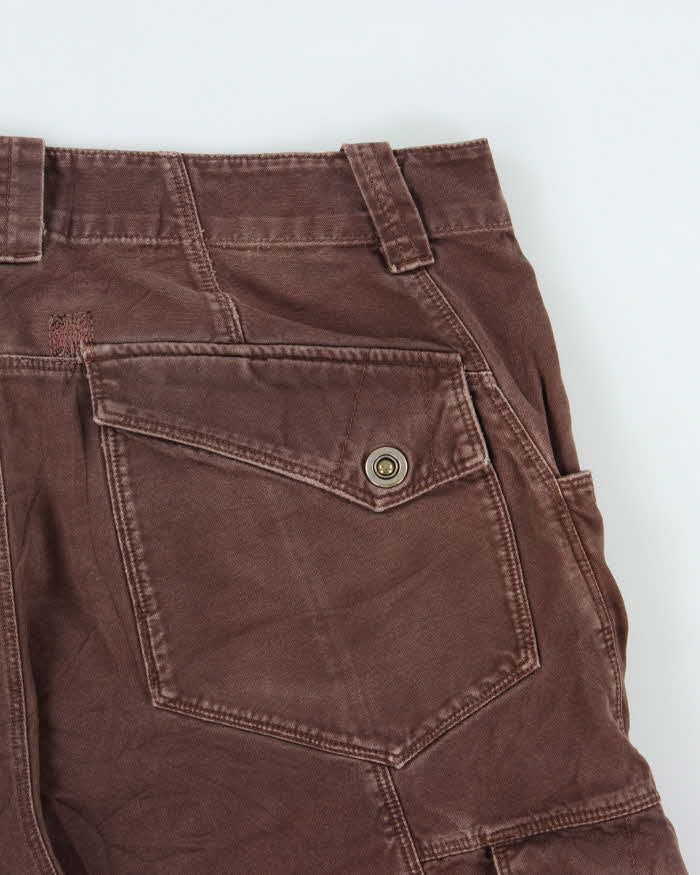 Vintage Y2K 00s Arc'teryx Brown Canvas Relaxed Fit Technical Shorts - W32