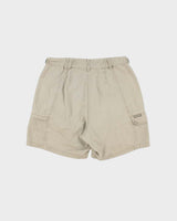 Vintage Y2K 00s Woolrich Desert Khaki Canvas Multi-Pocket Relaxed Fit Bermuda Shorts - W30