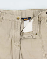 Vintage Y2K 00s Woolrich Desert Khaki Canvas Multi-Pocket Relaxed Fit Bermuda Shorts - W30
