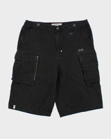 Vintage Y2K 00s Ecko UNLTD Canvas Relaxed Fit Wide Leg Baggy Cargo Shorts - W36