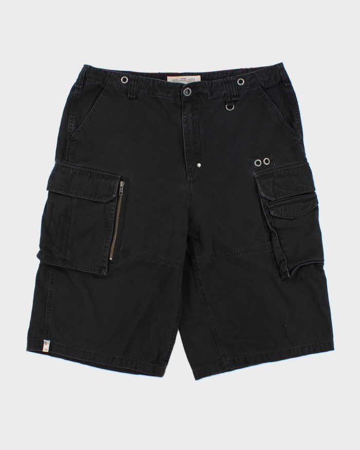 Vintage Y2K 00s Ecko UNLTD Canvas Relaxed Fit Wide Leg Baggy Cargo Shorts - W36