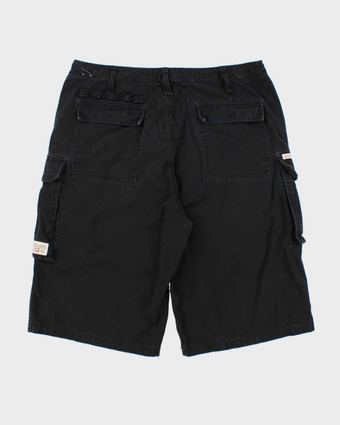 Vintage Y2K 00s Ecko UNLTD Canvas Relaxed Fit Wide Leg Baggy Cargo Shorts - W36