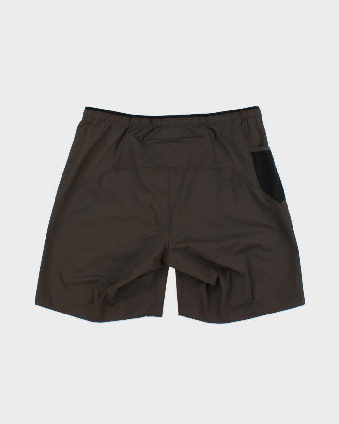 Vintage Arc'teryx Khaki Brown Soft Shell Relaxed Fit Technical Shorts - L