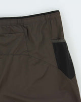 Vintage Arc'teryx Khaki Brown Soft Shell Relaxed Fit Technical Shorts - L