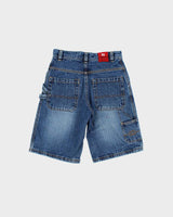 Vintage 1990s Ecko UNLTD Relaxed Fit Wide Leg Denim Jean Shorts - W26