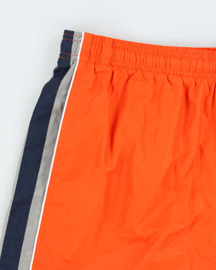 Vintage Y2K 00s Nike Soft Shell Relaxed Fit Wide Leg Casual / Swim Shorts - L