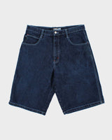 Vintage 1990s Southpole Indigo Contrast Stitch Denim Baggy Fit Jean Shorts - W34