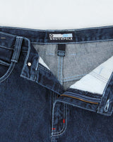 Vintage 1990s Southpole Indigo Contrast Stitch Denim Baggy Fit Jean Shorts - W34