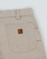 Vintage Carhartt B147 Tan Canvas Loose Original Fit Carpenter Shorts - W36