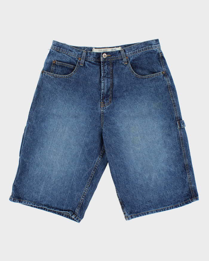 Vintage Y2K 00s Exco Jeans Baggy Fit Wide Leg Denim Carpenter Shorts - W34