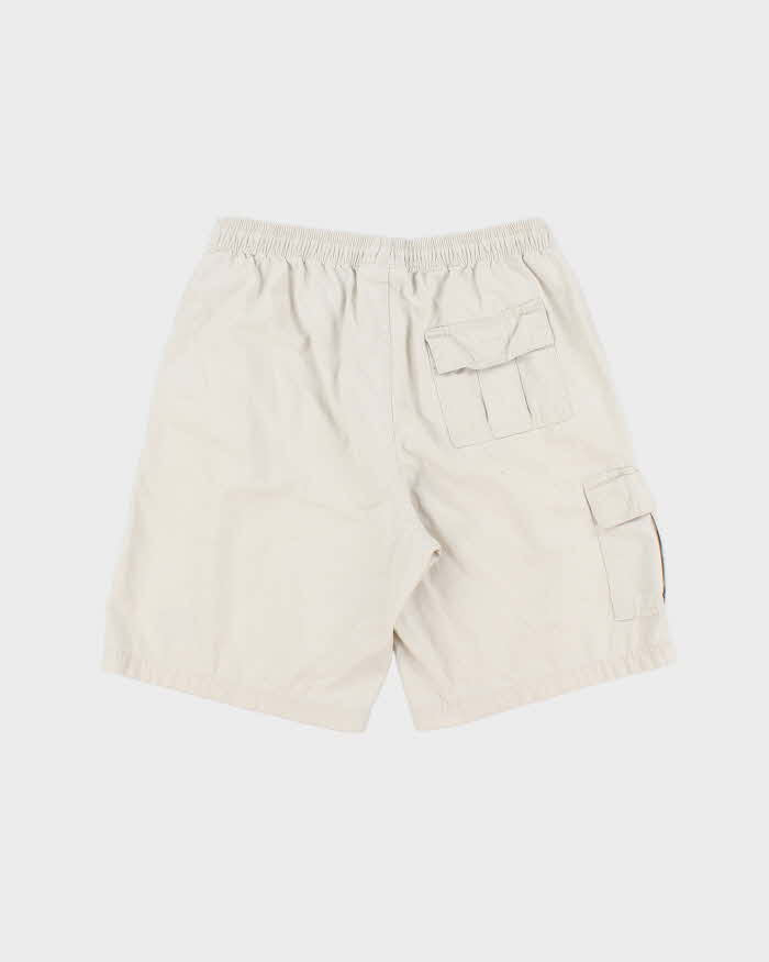 Vintage 1990s Umbro Cotton Canvas Relaxed Fit Wide Leg Adventure Shorts - M