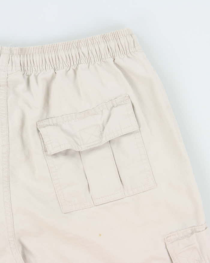 Vintage 1990s Umbro Cotton Canvas Relaxed Fit Wide Leg Adventure Shorts - M