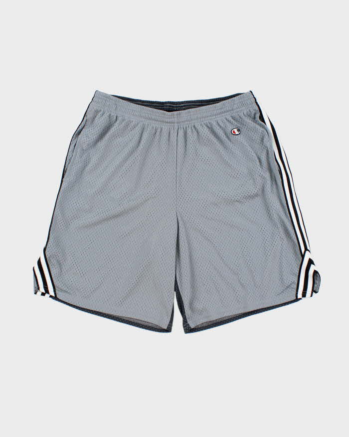 Vintage Champion Two Tone Baggy Wide Leg Net Basketball Shorts - L