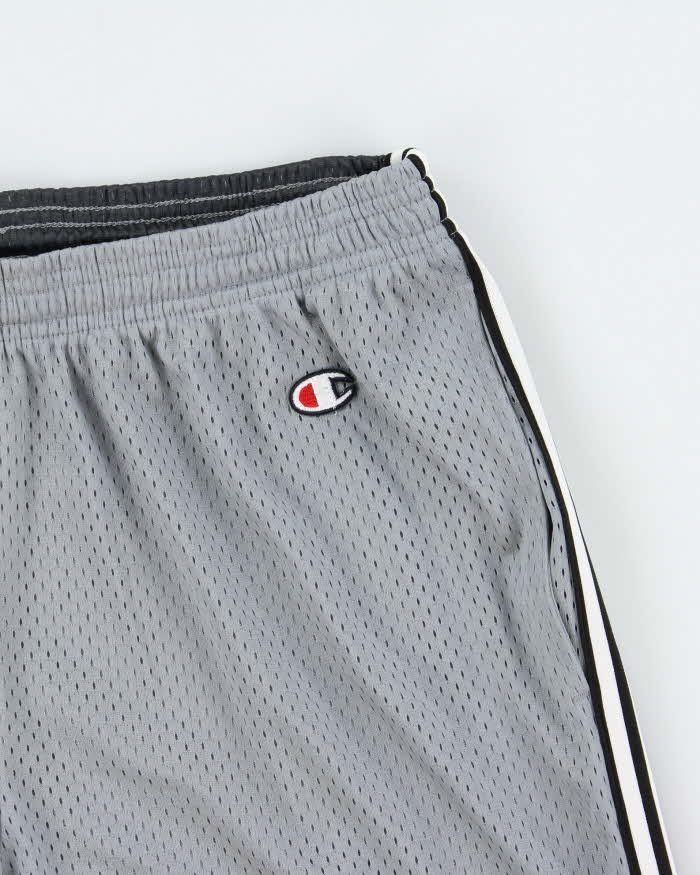 Vintage Champion Two Tone Baggy Wide Leg Net Basketball Shorts - L