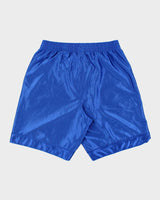 Vintage Nike Heavyweight Embroidered Satin Baggy Fit Wide Leg Shorts - XL