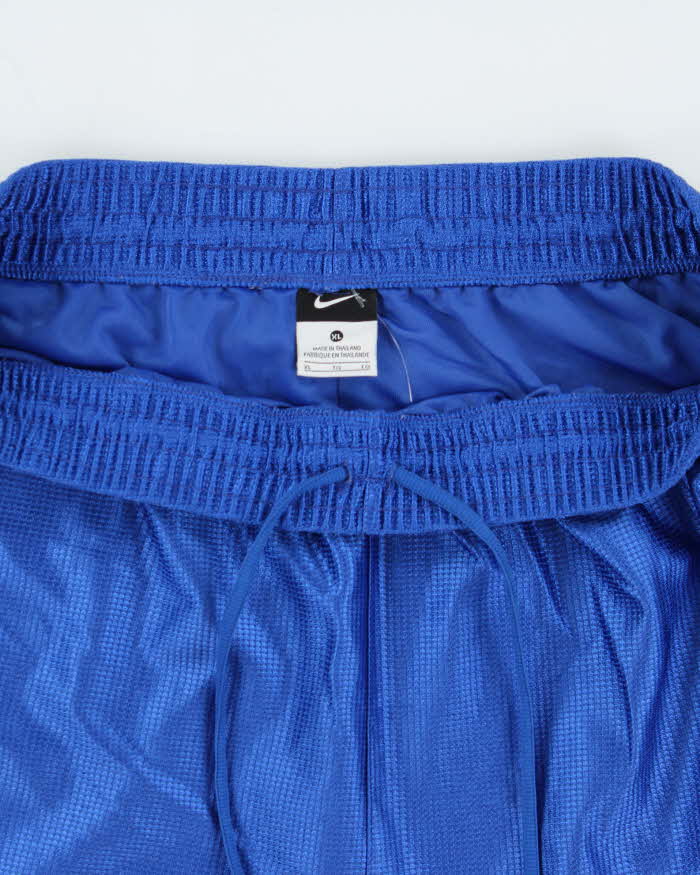 Vintage Nike Heavyweight Embroidered Satin Baggy Fit Wide Leg Shorts - XL