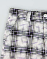 Vintage Y2K 00s Southpole Plaid Twill Canvas Relaxed Fit Baggy Long Skater Shorts - W34