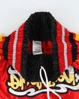 Vintage RDX Giant Inside Satin Embroidered MMA Muay Thai Kickboxing Shorts - XL
