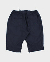 Vintage Y2K 00s Tommy Hilfiger Athletics Navy Soft Shell Relaxed Fit 3/4 Length Shorts - XL