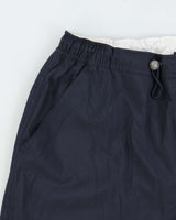 Vintage Y2K 00s Tommy Hilfiger Athletics Navy Soft Shell Relaxed Fit 3/4 Length Shorts - XL