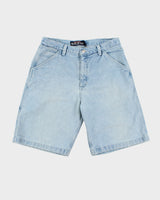 Vintage 1990s Quiksilver Relaxed Fit Wide Leg QuikJean Denim Skater Shorts - W33