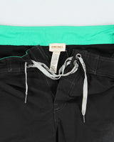 Vintage Diesel Spray Logo Relaxed Fit Board Shorts - W32