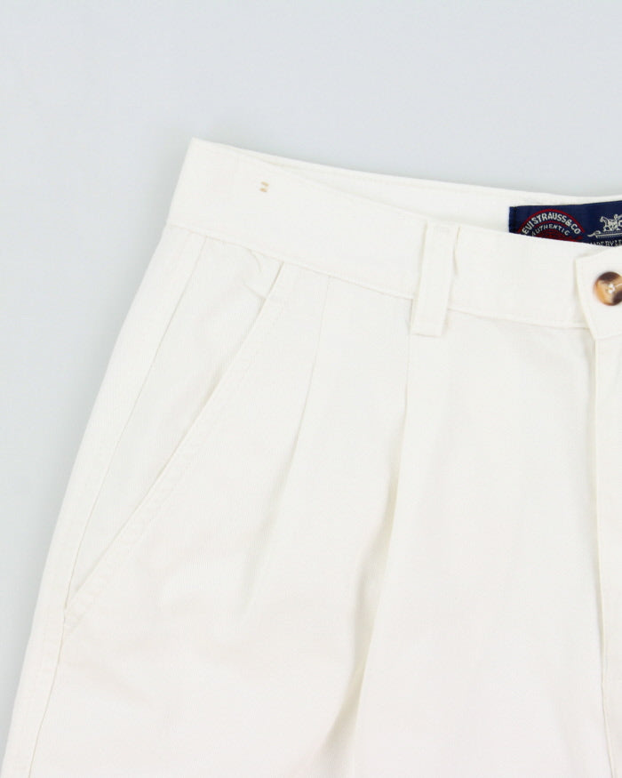 Vintage 1990s Levi's Special Reserve Double Pleated Relaxed Fit Chino Bermuda Shorts - W30