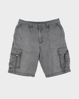 Vintage Y2K 2000s Quicksilvers Stripe Baggy Fit Cargo Shorts - W32