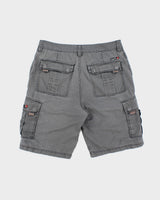 Vintage Y2K 2000s Quicksilvers Stripe Baggy Fit Cargo Shorts - W32