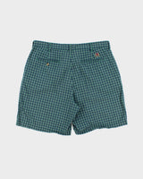 Vintage 1990s Tommy Hilfiger Golf Cotton Checked Shorts - W35