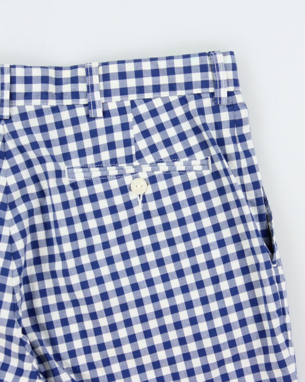 Vintage 1990s Ralph Lauren Cotton Checked Shorts - W34