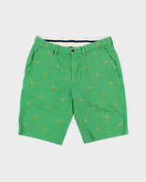 Vintage 1990s Ralph Lauren Cotton All Over Embroidered Bee Shorts - W34