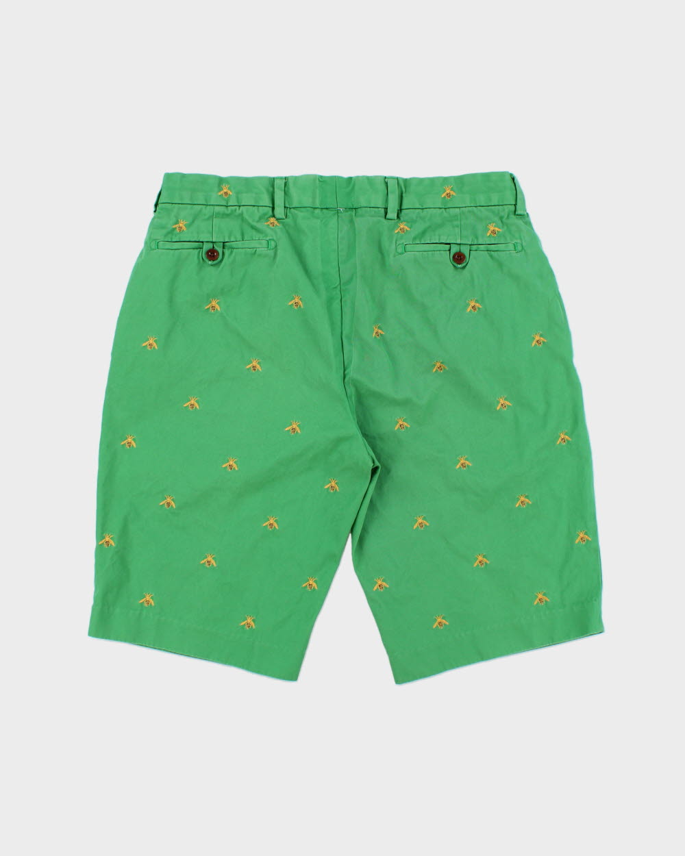 Vintage 1990s Ralph Lauren Cotton All Over Embroidered Bee Shorts - W34